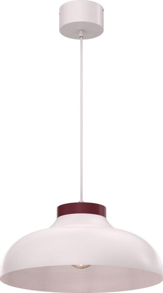 Полилей на кабел BASCA 1xE27/15W/230V крем/бордо