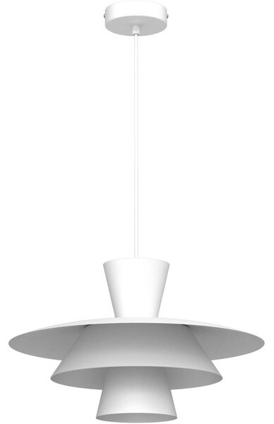 Полилей на кабел PLATO 1xE27/15W/230V бял
