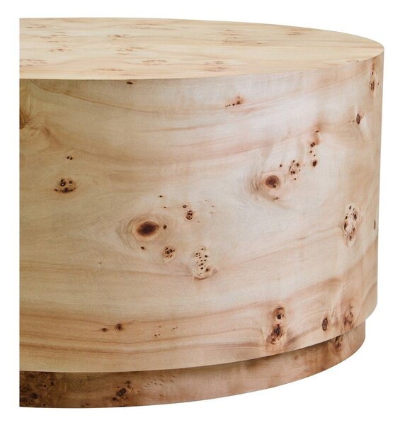 Кръгла масичка за кафе в естествен цвят ø 80 cm Mota – Premier Housewares