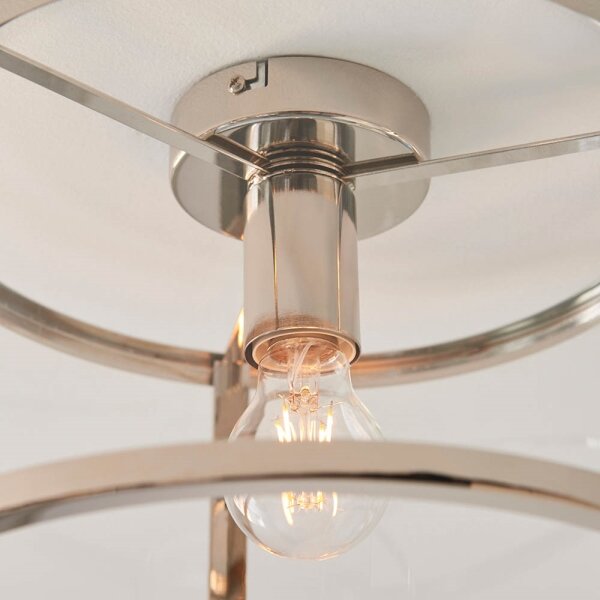 Endon 96150 - Таванно осветително тяло HOPTON 1xE27/10W/230V, лъскав хром