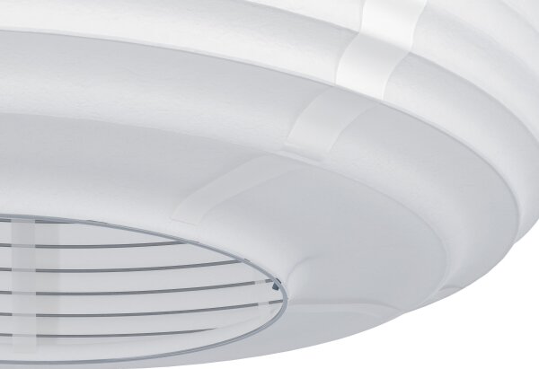 Eglo 44063 - Таванно осветително тяло SUMMERHILL 1xE27/40W/230V Ø 40 см бяло/бежово