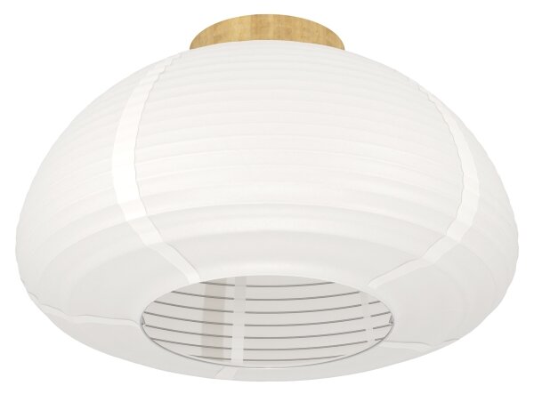 Eglo 44063 - Таванно осветително тяло SUMMERHILL 1xE27/40W/230V Ø 40 см бяло/бежово