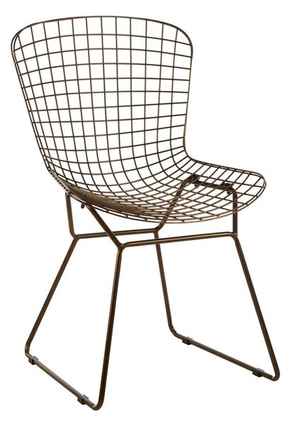Метален трапезен стол в бронзов цвят District – Premier Housewares