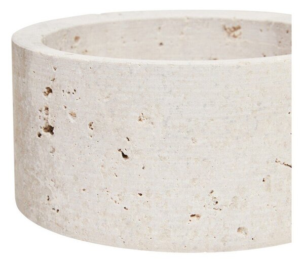 Декоративна каменна кутия за съхранение в естествен цвят ø 14x8 cm Tibor – Premier Housewares