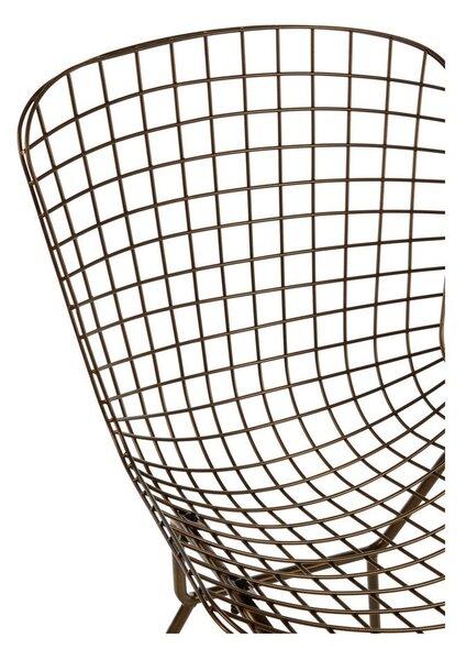 Метален трапезен стол в бронзов цвят District – Premier Housewares