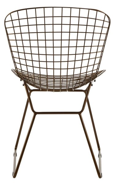 Метален трапезен стол в бронзов цвят District – Premier Housewares