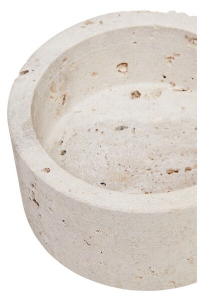 Декоративна каменна кутия за съхранение в естествен цвят ø 14x8 cm Tibor – Premier Housewares