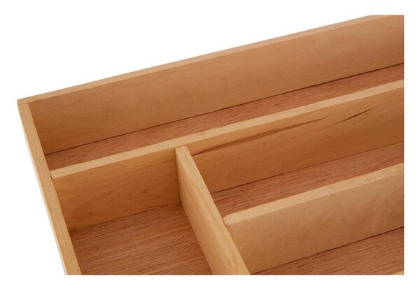 Дървен органайзер за прибори в естествен цвят 30 x 38 cm – Premier Housewares