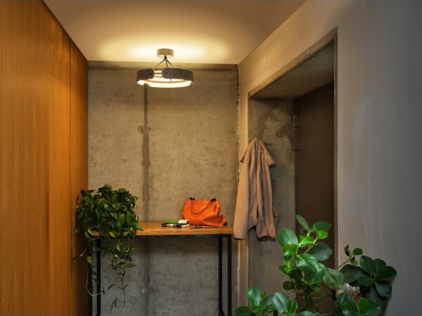Osram - LED плафон DECOR CURVE LED/33W/230V Ø 43 cm сив
