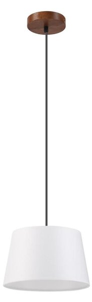 Полилей на кабел AIDA 1xE27/60W/230V диаметър 25 cm дъб/орех/бял