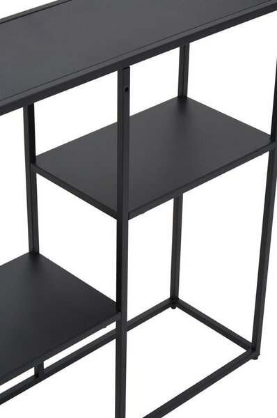 Черен стоманен стелаж 80x81x26 cm Acero – Premier Housewares