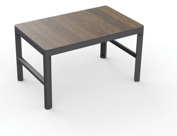 Градинска масичка за кафе от декор от орех 71,5x116 cm Lyon – Keter