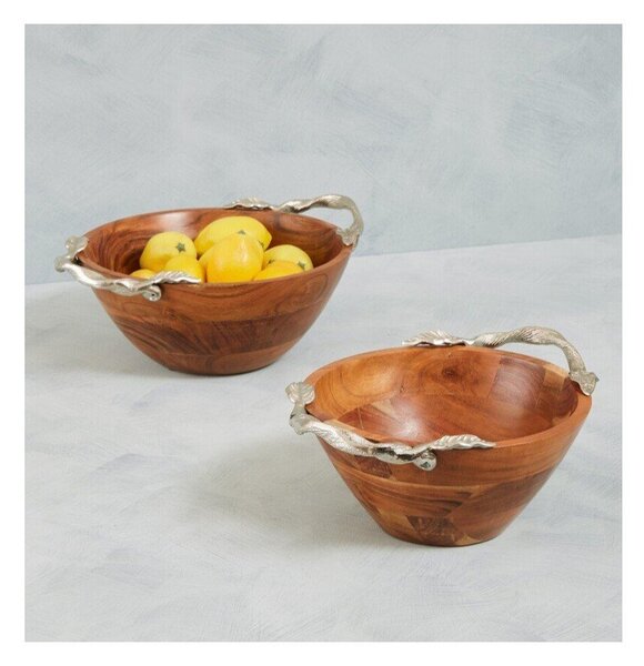 Дървена купа в естествен цвят Vine – Premier Housewares