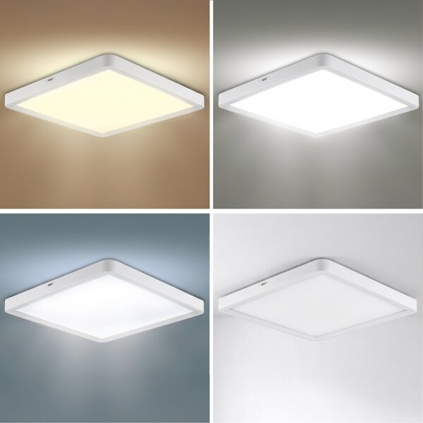 Brilagi - LED димируемо таванно осветително тяло ESTELA SQUARE LED/36W/230V 31x31 cm бяло+ДУ