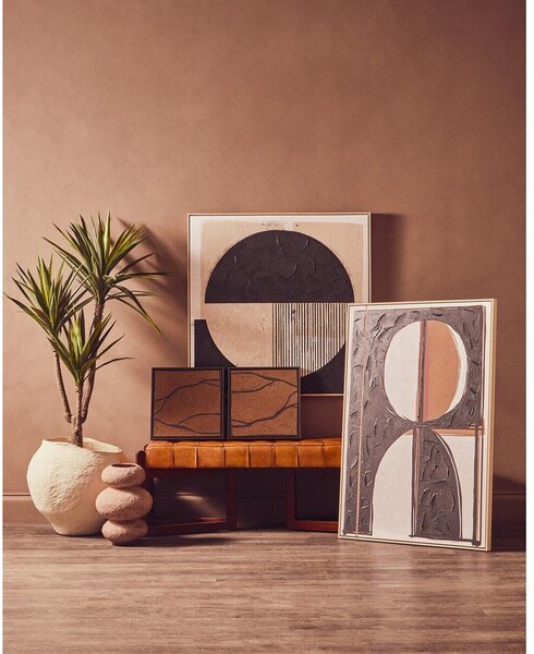 Картина с включена рамка/върху платно 103x103 cm Astratto – Premier Housewares