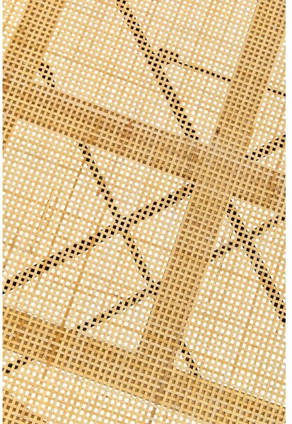 Ратанова кръгла масичка за кафе в естествен цвят ø 60 cm Depok – Premier Housewares