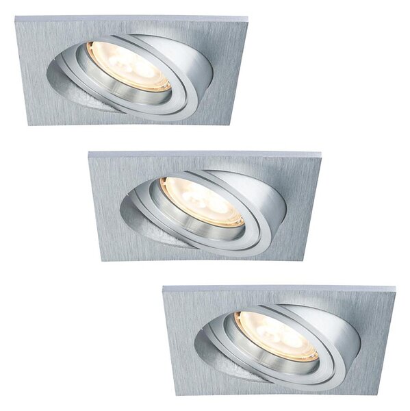 Paulmann 92619 - Комплект 3x LED Таванна лампа PREMIUM LINE 1xGU10-LED/4W/230V