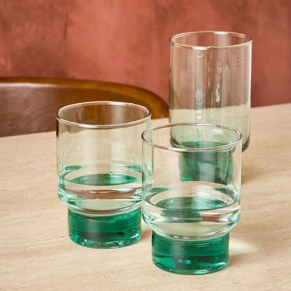 Стъклени чаши в комплект 6 бр. от рециклирано стъкло 370 ml Revera – BonBistro