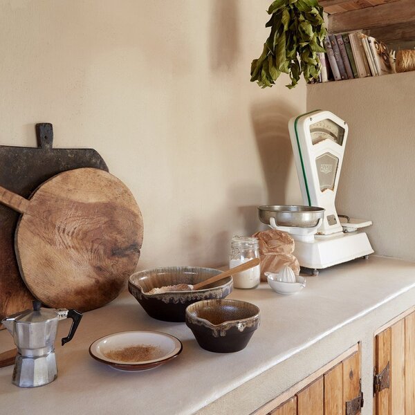 Тъмнокафява глинена купа Poterie – Casafina