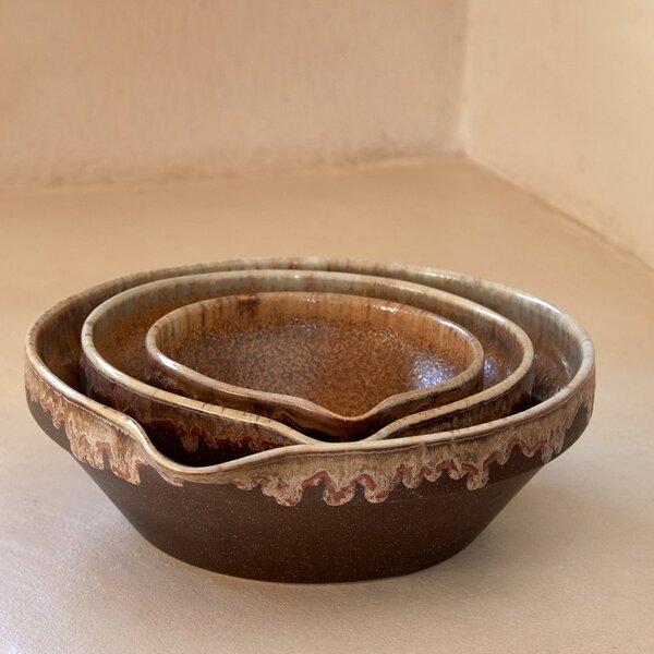 Тъмнокафява глинена купа Poterie – Casafina