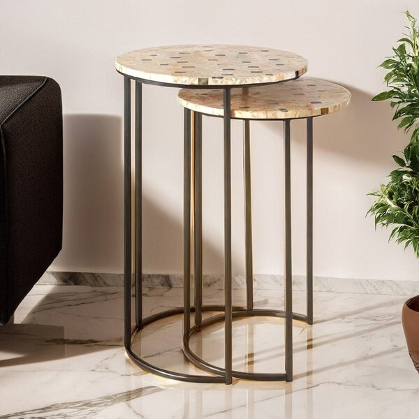Кръгли странични масички в комплект 2 бр. ø 38 cm Halle – Premier Housewares