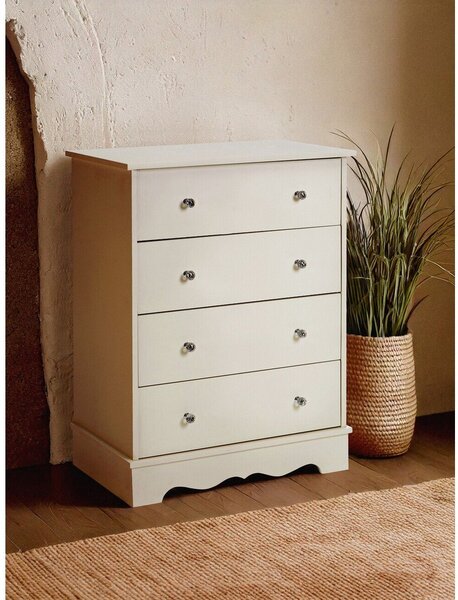 Скрин в цвят слонова кост 69x89x42 cm Emily – Premier Housewares