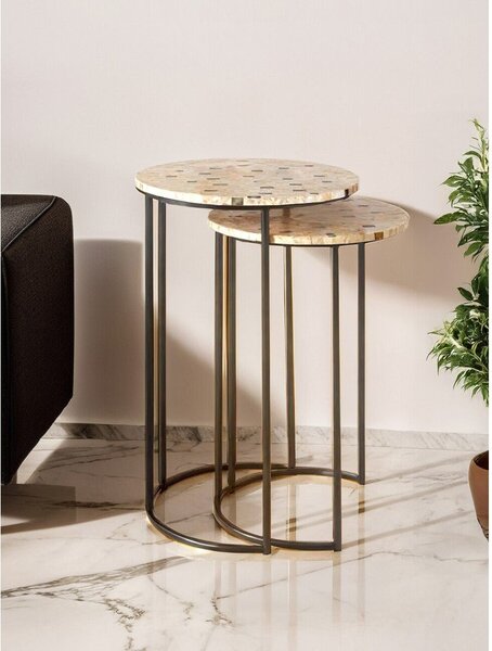 Кръгли странични масички в комплект 2 бр. ø 38 cm Halle – Premier Housewares