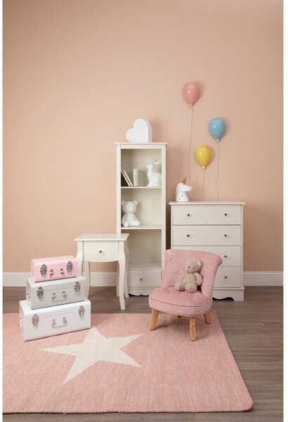 Скрин в цвят слонова кост 69x89x42 cm Emily – Premier Housewares