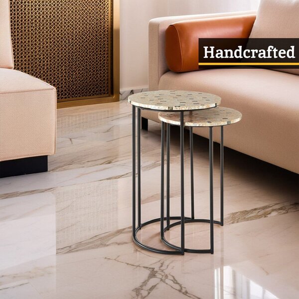 Кръгли странични масички в комплект 2 бр. ø 38 cm Halle – Premier Housewares