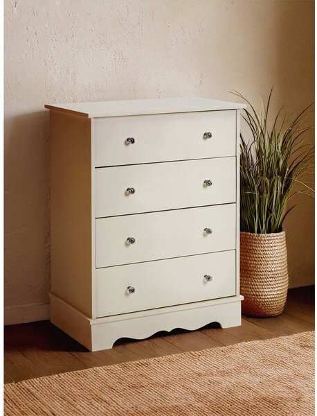 Скрин в цвят слонова кост 69x89x42 cm Emily – Premier Housewares