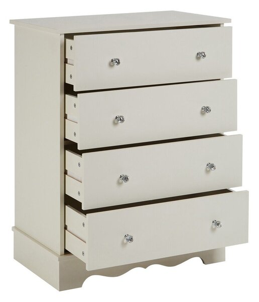 Скрин в цвят слонова кост 69x89x42 cm Emily – Premier Housewares