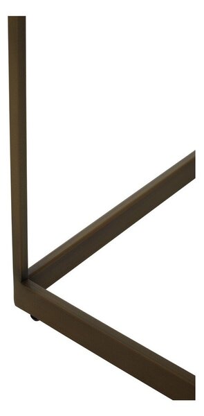 Кафява/в естествен цвят масичка за кафе с дъбов плот 40x120 cm Grenoble – Premier Housewares