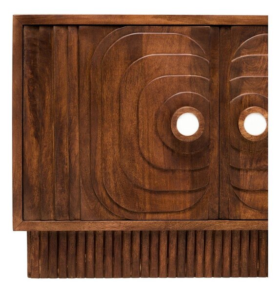 Скрин от масивно манго в тъмно естествен цвят 40x75x116 cm Sangar – Premier Housewares