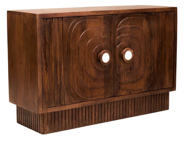 Скрин от масивно манго в тъмно естествен цвят 40x75x116 cm Sangar – Premier Housewares