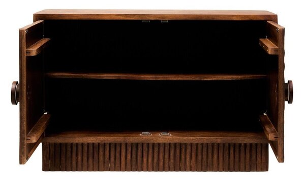 Скрин от масивно манго в тъмно естествен цвят 40x75x116 cm Sangar – Premier Housewares