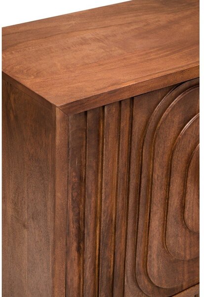 Скрин от масивно манго в тъмно естествен цвят 40x75x116 cm Sangar – Premier Housewares