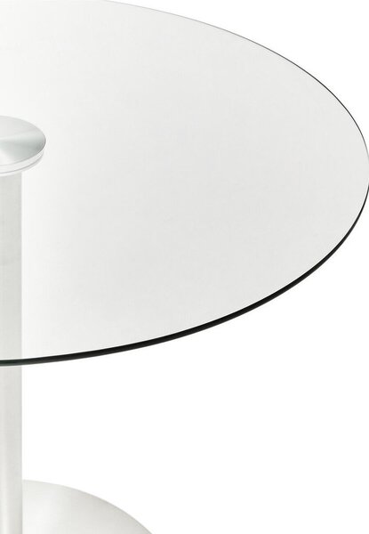 Кръгла трапезна маса със стъклен плот ø 90 cm Metropolitan – Premier Housewares