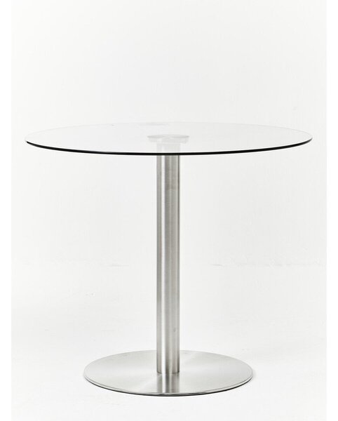 Кръгла трапезна маса със стъклен плот ø 90 cm Metropolitan – Premier Housewares