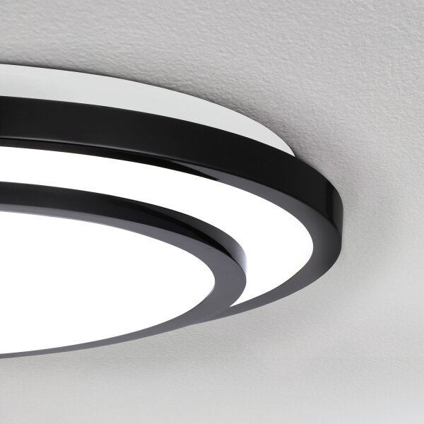 BRILAGI-LED Димируема лампа LUCIANO LED/48W/230V 3000-6500K ø 39 см черен + д.у