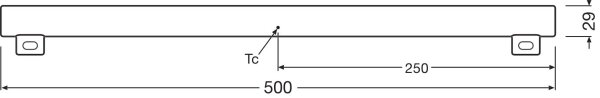 LED Димируем флуоресцентен тръба S14s/4,7W/230V 2700K 50 см CRI 90 - Osram