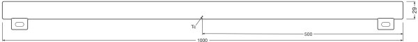 LED Димируем флуоресцентен тръба S14s/9,9W/230V 2700K 100 см CRI 90 - Osram
