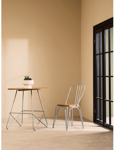Кръгла трапезна маса от масивен бряст ø 80 cm District – Premier Housewares