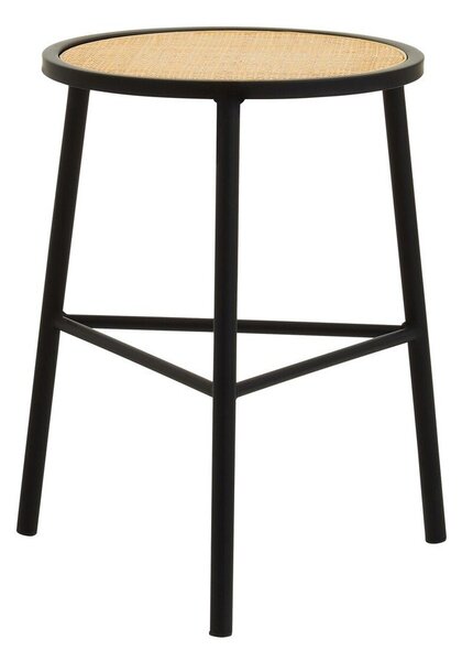 Черен/в естествен цвят ратанов стол Depok – Premier Housewares