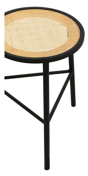 Черен/в естествен цвят ратанов стол Depok – Premier Housewares