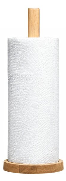 Дървена стойка за кухненска хартия в естествен цвят ø 12 cm Soka – Premier Housewares