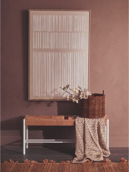 Пейка от масивно дърво в естествен цвят Bandar – Premier Housewares