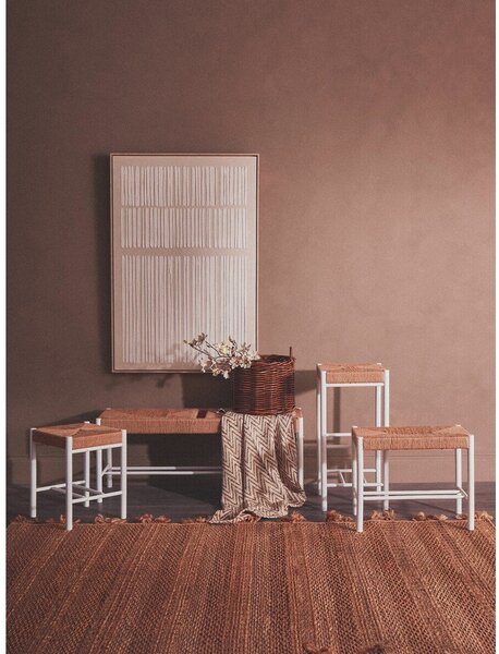 Пейка от масивно дърво в естествен цвят Bandar – Premier Housewares