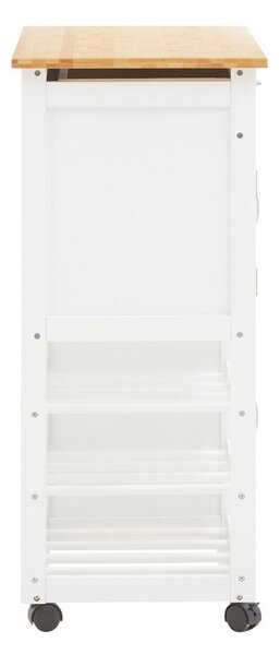 Бамбукова маса за сервиране на колелца 37x67 cm Harlow – Premier Housewares