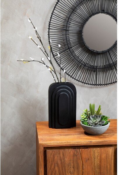 Скрин от масивна акация в тъмно естествен цвят 92x82x40 cm Simla – Premier Housewares