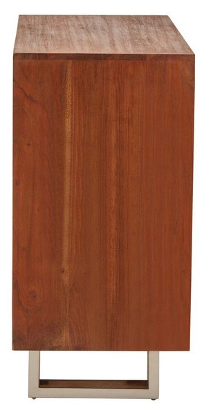 Скрин от масивна акация в тъмно естествен цвят 92x82x40 cm Simla – Premier Housewares